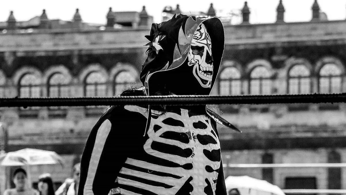 La Parka             (Cortesía @VictorSanoro)